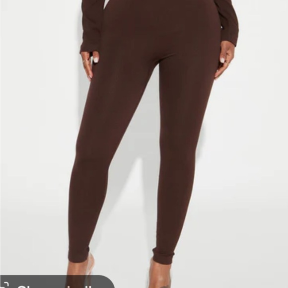 Elegant Brown Long Sleeve Bodysuit - Picture 7 of 7